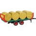 Bruder Trailer with 8 Round Bales 02220