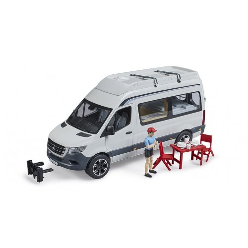 Bruder MB Sprinter Camper Τροχόσπιτο με οδηγό 02672