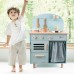 Ξύλινη κουζίνα με αξεσουάρ μπλε Blue Retro Kitchen 50571 Classic World 