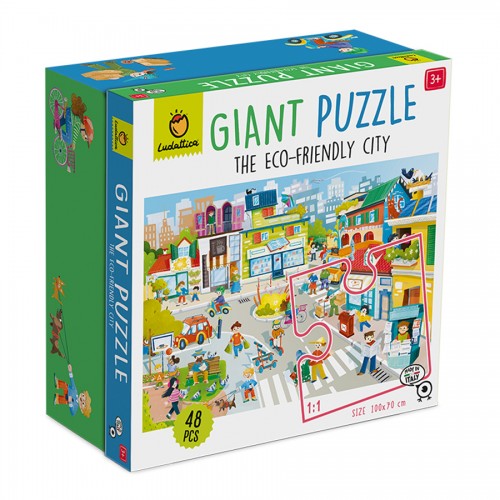 Giant Puzzle The Eco Friendly City 48τμχ 22228