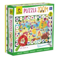 Ludattica Puzzle Zoom 24τμχ Dinosaurs 23164