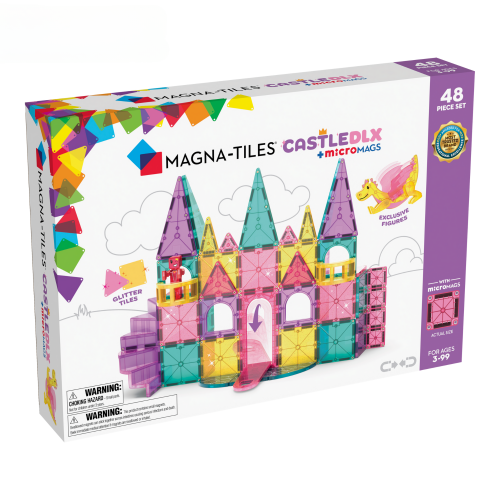 Magna Tiles Μαγνητικά Πλακίδια Castle DLX 48pcs 242048