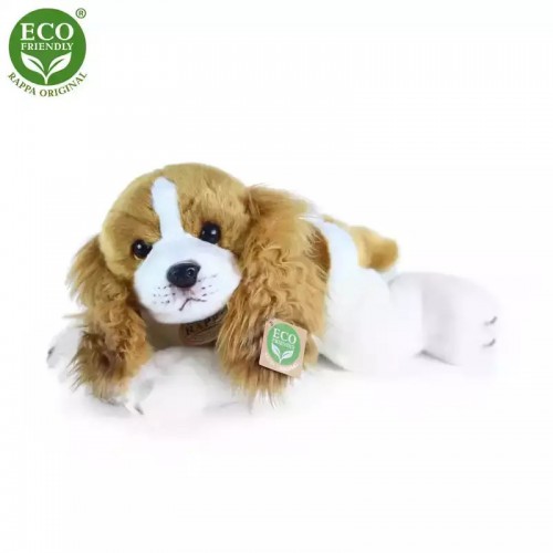 Rappa Λούτρινος Σκύλος Cavalier Ξαπλωτός 30εκ. Eco-Friendly 203976