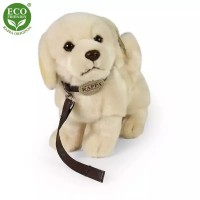 Rappa Λούτρινος Σκύλος Golden Retriever με Λουράκι 25εκ. Eco-Friendly 231009