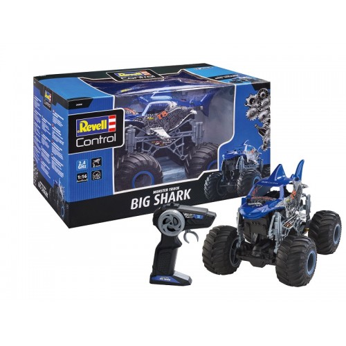 RC Monster Truck Big Shark Τηλεκατευθυνόμενο αυτοκίνητο Revell Control 24558