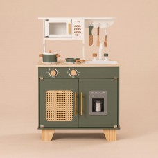 Robud Vintage Green Wooden Play Kitchen WCF04